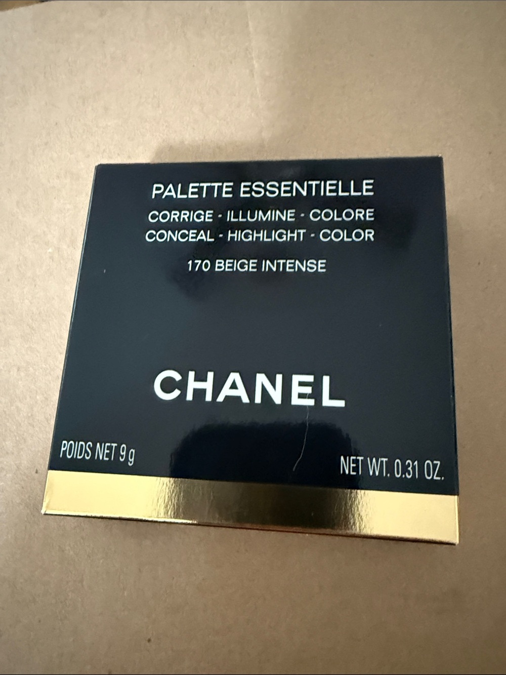 CHANEL Palette Essentielle 170 Beige Intense - Black & Gold